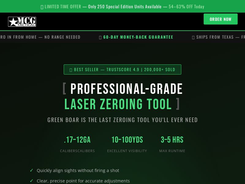 EXCLUSIVE - Boar Green Boresight SS - US