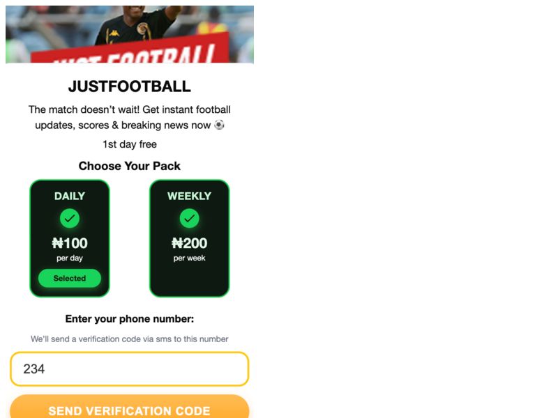 JustFootball Evina MTN