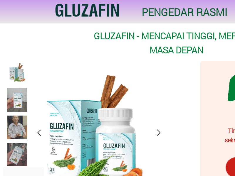 Gluzafin MY - SUGAR CONTROL SUPPLEMENT HOLD