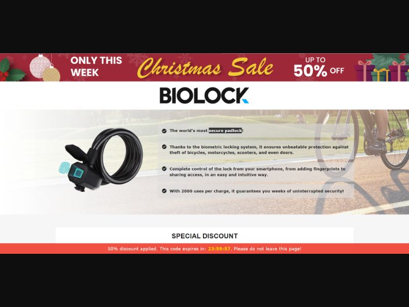 [WEB+MOB] Qinux BioLock – Fingerprint Locker /International (112 GEOs) CPS *FB/TT/Google/Taboola Pixel*