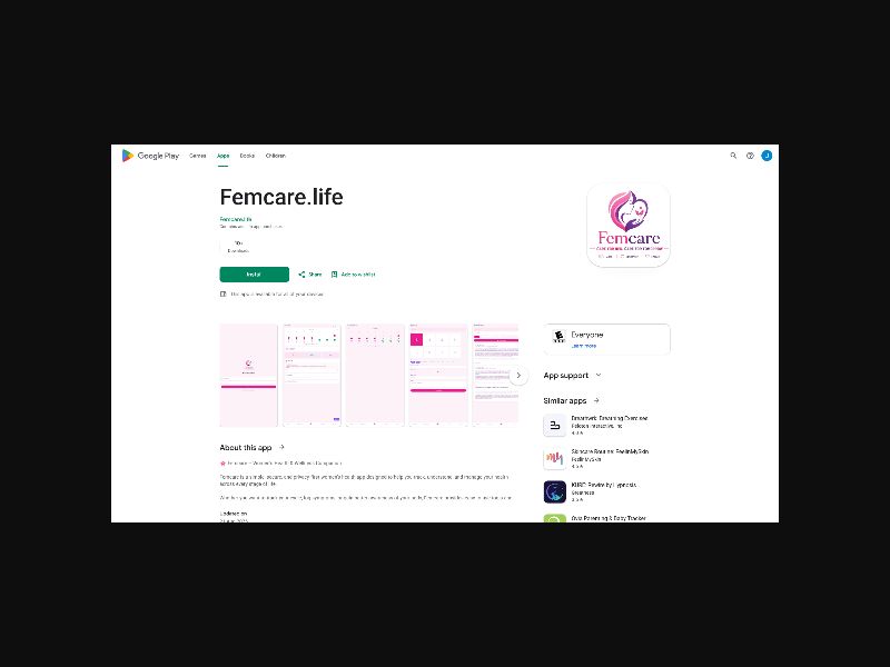 Femcare - Fertility and Health Companion - RevShare (CA,UK,IR + more) {Mobile Only}