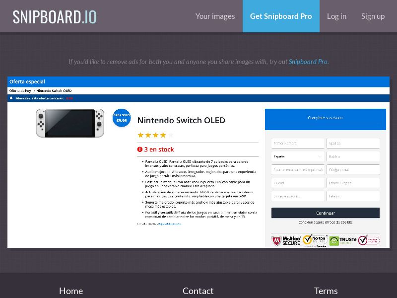 PrivateSweeps - Blue $9.95 CTC Nintendo Switch OLED WW - CC Submit RevShare % *SENSITIVE, ONLY SUPER QUALITY TRAFFIC*