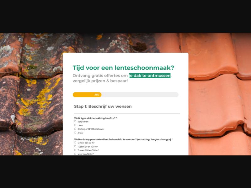 [WEB+MOB] Mijn-Offertes – De-mossing your roof? Time for a spring cleaning! /BE(NL) SOI [Approval Required]