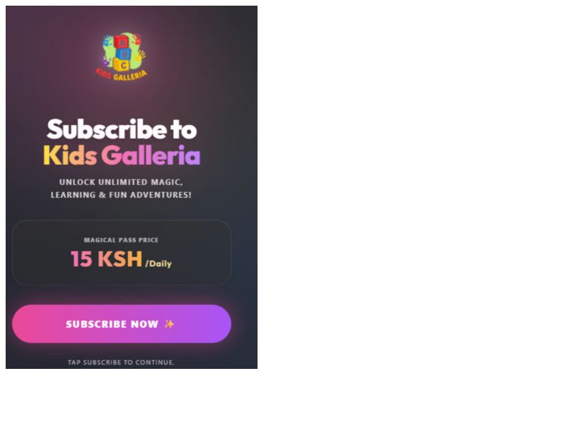 Kids galleria Safaricom