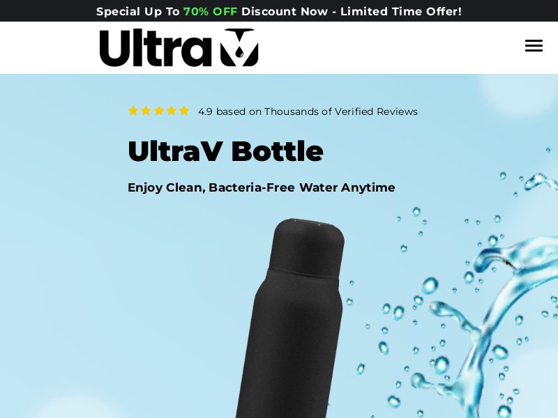 ! NEW OFFER - UltraV Bottle [US] (Social,Banner,Native,Push,SEO,Search,Brand Bidding) - CPA 