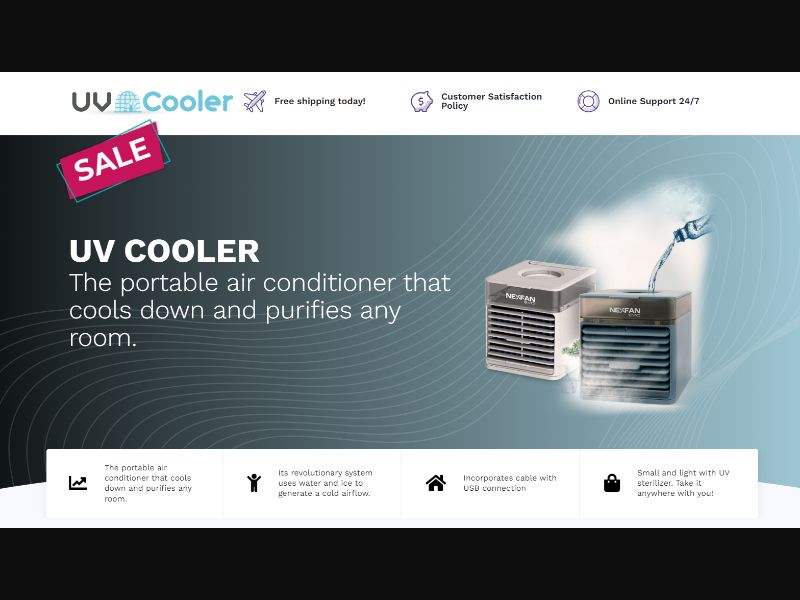 [WEB+MOB] Nexfan Original (Pure Air) – Portable Ventilation Device /International (112 GEOs) CPS *FB/TT/Google/Taboola Pixel* [Approval Required]