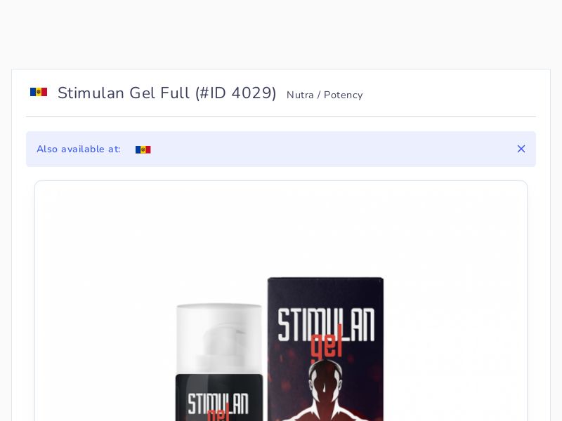 Stimulan Gel Full
