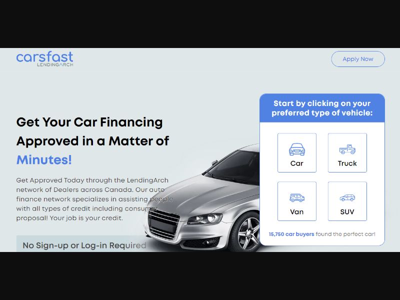 [WEB+MOB] CarsFast – Auto Finance /CA SOI Revshare [Approval Required] ★Top