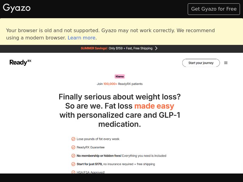 ReadyRX GLP-1 | US