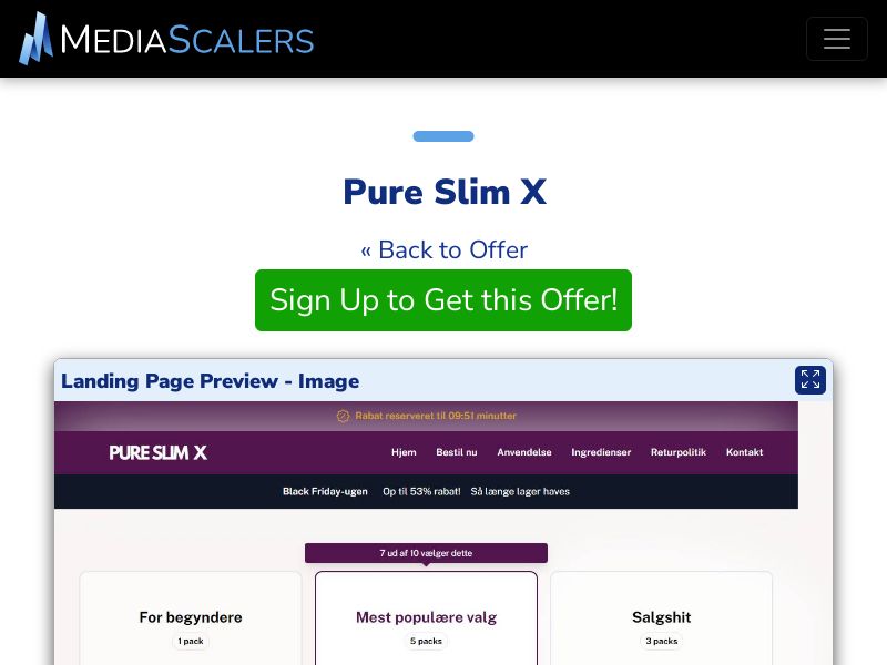 Pure Slim X (Event Tracking) [DK]