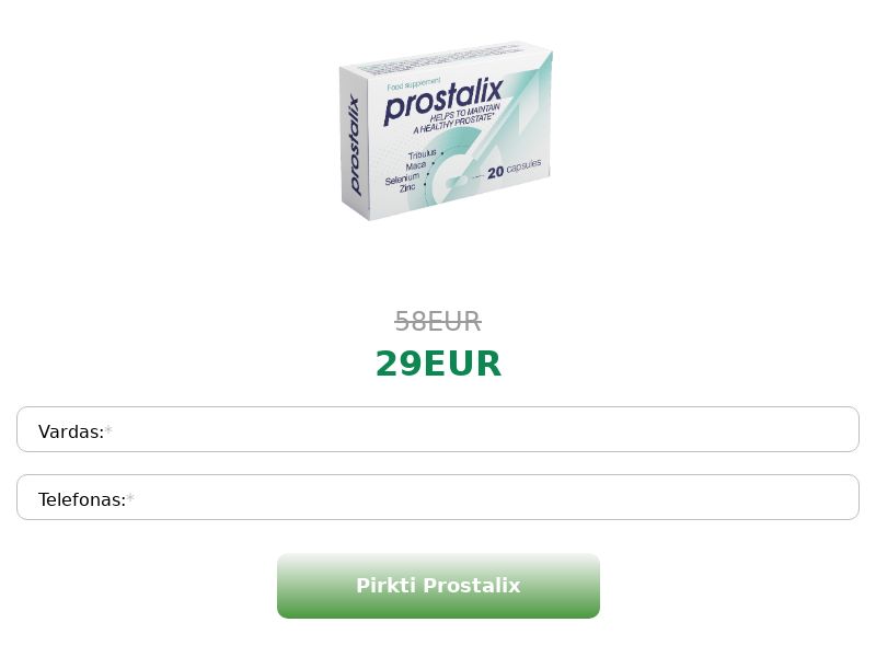 Prostalix LT (prostatitis) -LOW PRICE