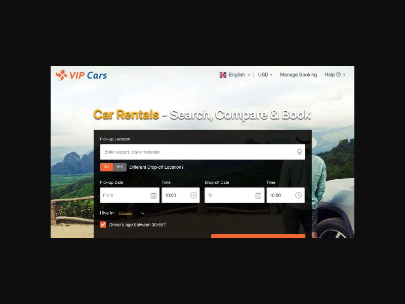 VIP Cars - Car Rentals - RevShare (WW)
