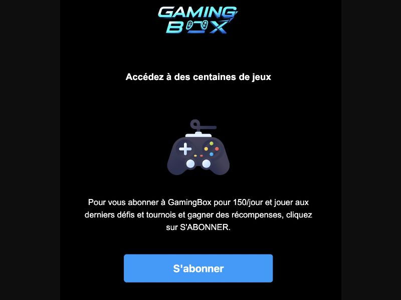 36411 - GA - [MOB] - Gaming Box (mfilter) - Moov - 2 Click