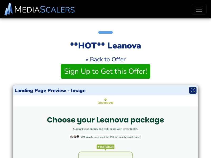 Leanova {+DTC, Quiz} [UK, IE]