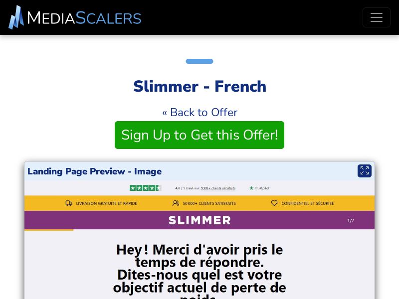 Slimmer - French (Event Tracking) [FR, BE]