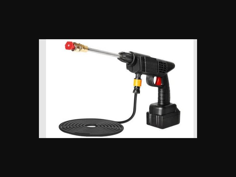 Wireless high-pressure washer