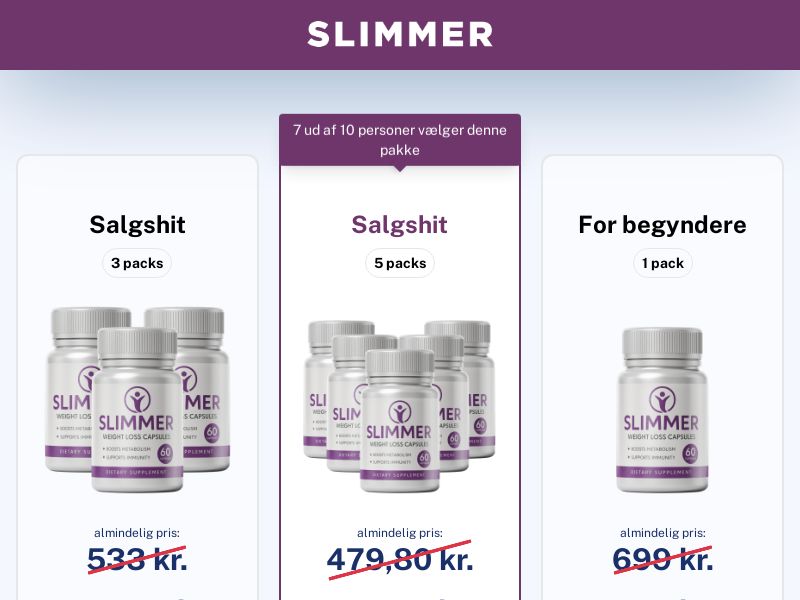 Slimmer | D2C | DK | High Pricing