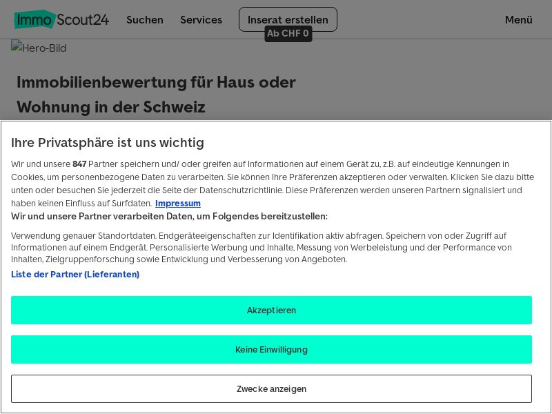 Immoscout24.ch Ecommerce CPS - Switzerland