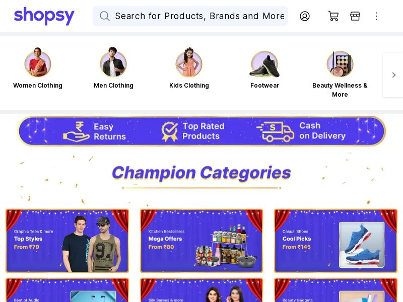 Shopsy.in Mobile Ecommerce CPS - India
