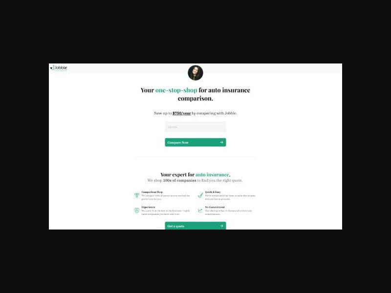 Jobble - Cheap Auto Insurance - RevShare (US)