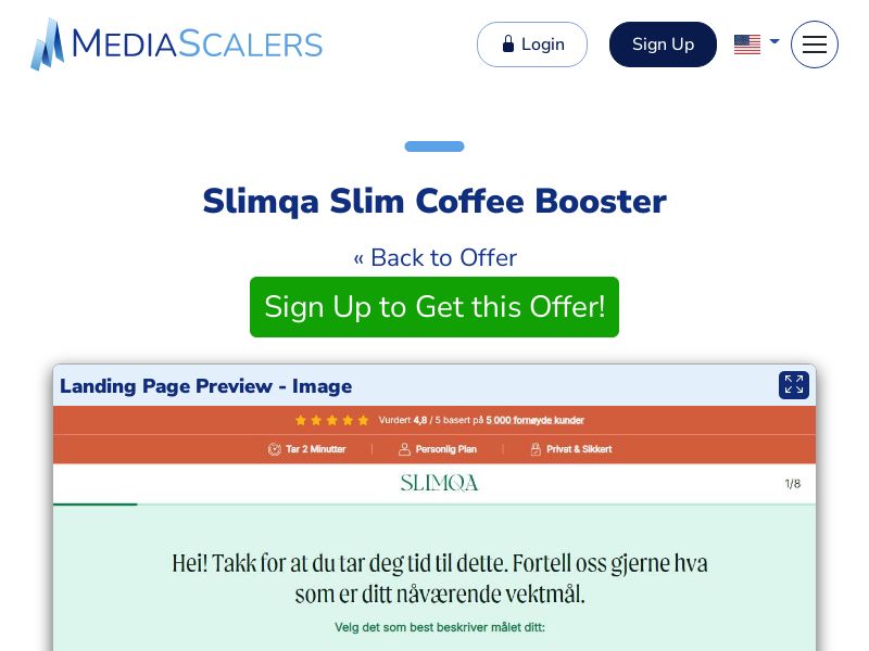 Slimqa Slim Coffee Booster {+DTC, Quiz} [NO]