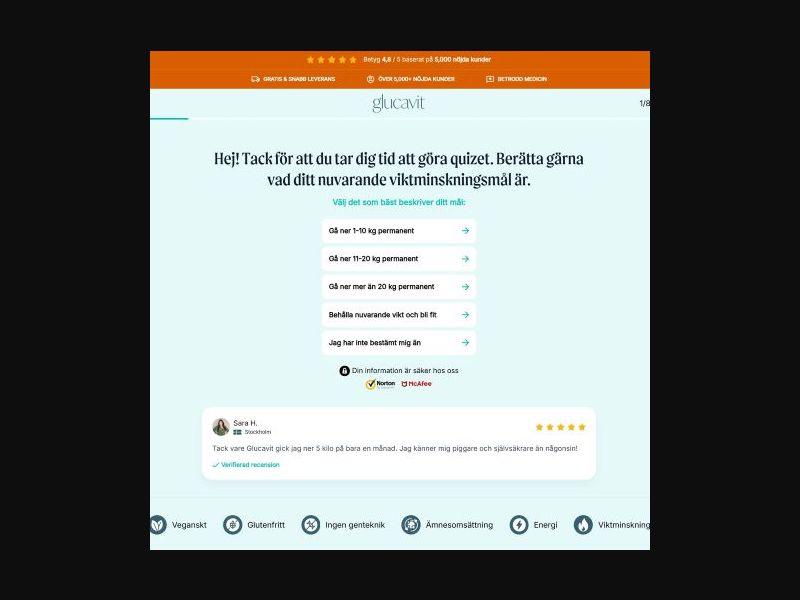 Glucavit - High CTC [SE] (Banner,Native,Social,Search,SEO,Brand Bidding) - CPA