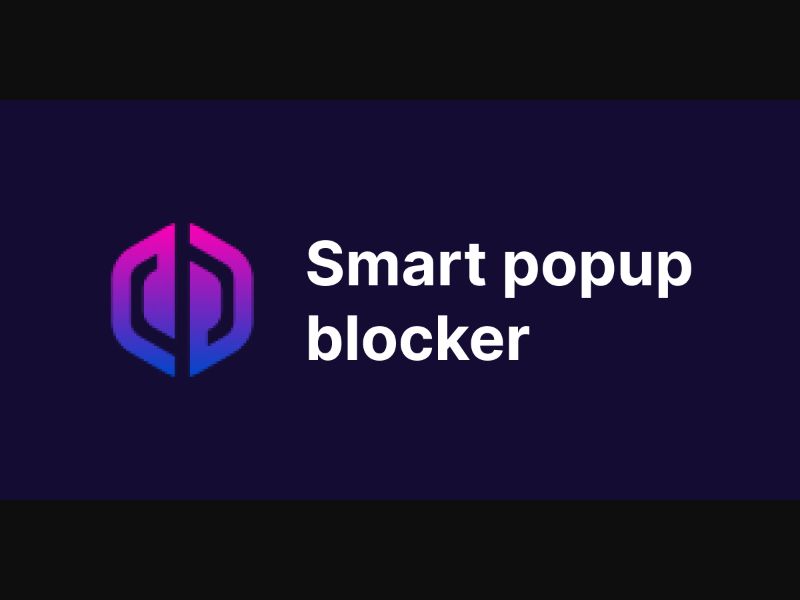 Smart popup blocker CPI