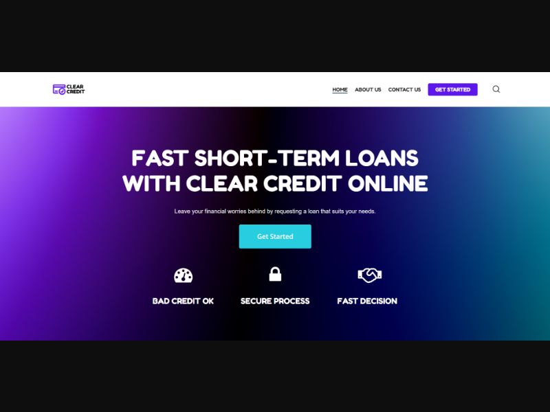 [WEB+MOB] Clear Credit Online (up to $5,000) /US RevShare [SMS] [Approval Required]