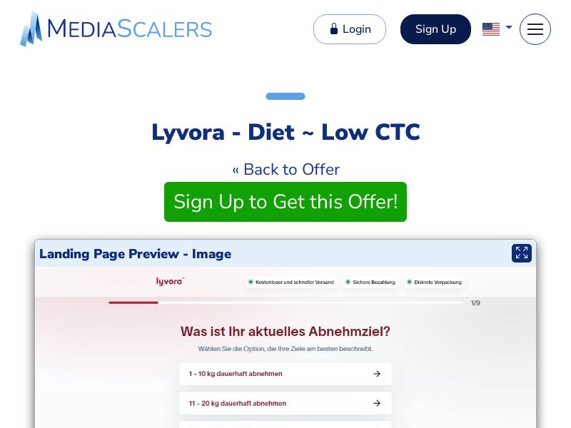 Lyvora - Diet ~ Low CTC {+DTC, Quiz} [DE, AT, CH]