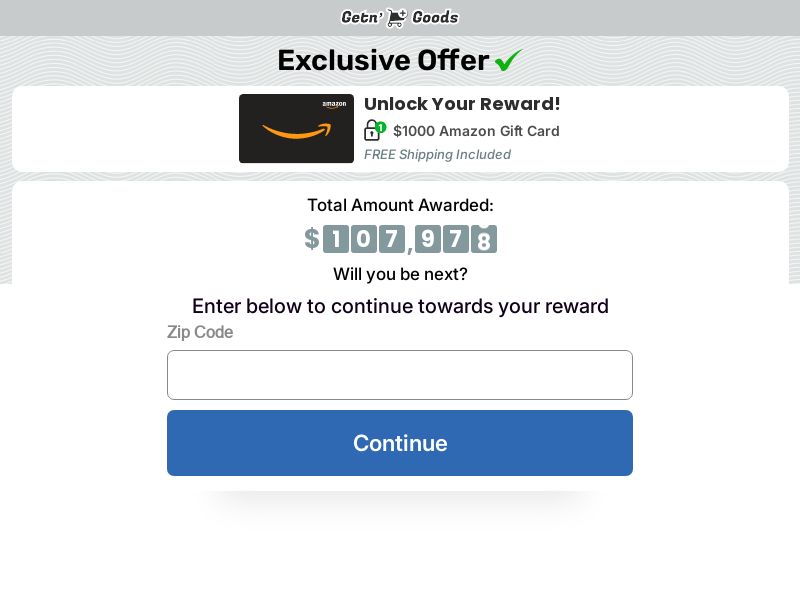 1k Amazon Rewards CPL US [SOI]