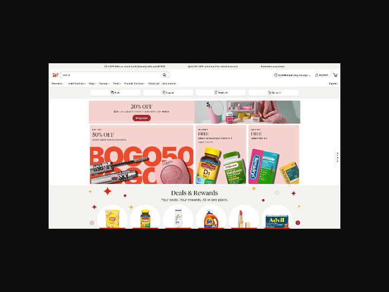 Walgreens - Retail Drugstore - RevShare (US)