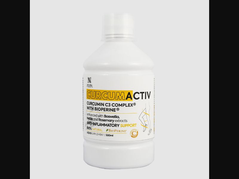 Curcumactiv - liquid supplement for inflammation in joints and spine | low price