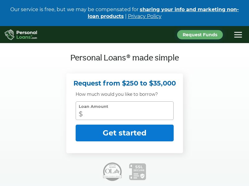 Personal Loans - made simple