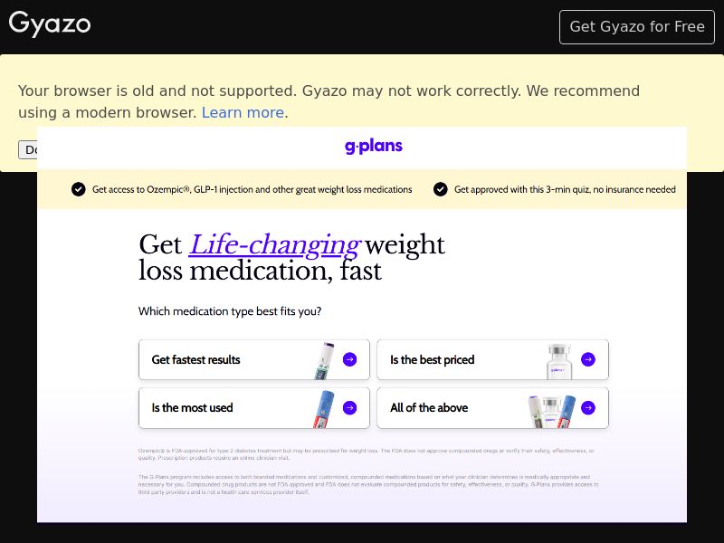 G-Plan - Weightloss - CPS | US