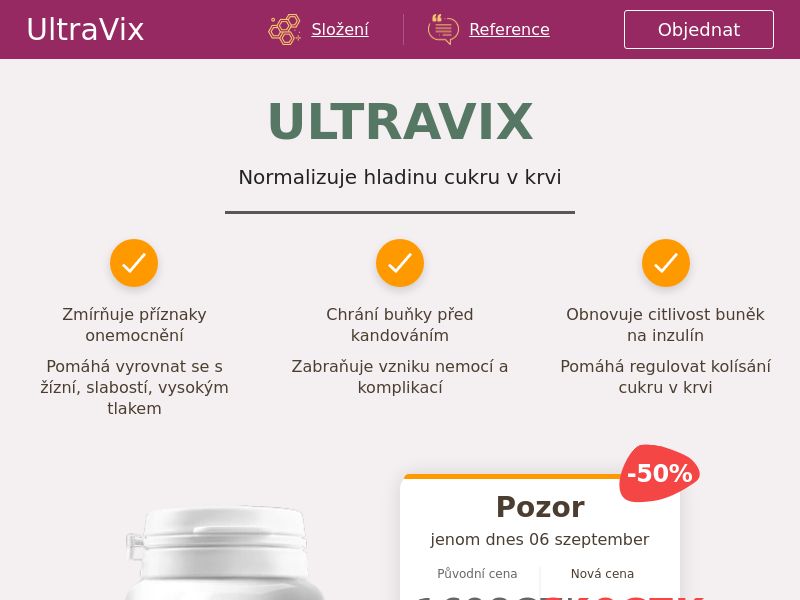 UltraVix EU - SUGAR CONTROL SUPPLEMENT HOLD