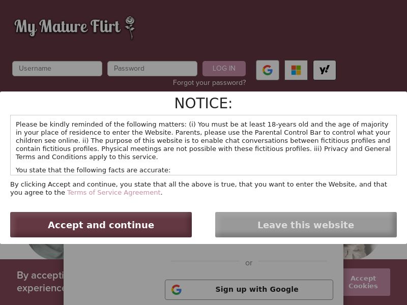 MyMatureFlirt - DOI - UK