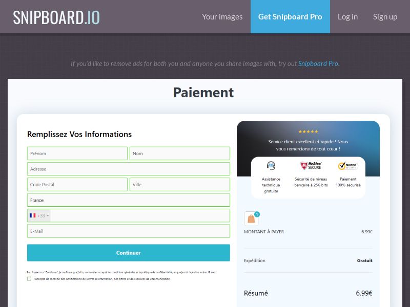 PresentInside - Dynamic (BP) New Design (v1) €6.99 Fb Pixel + TikTok FR - CC Submit *CUSTOMIZABLE* *PREFILL*