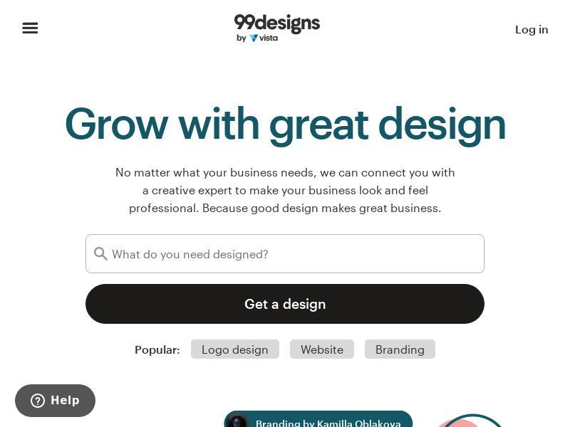 99designs by Vista CA UK FR DE AU US