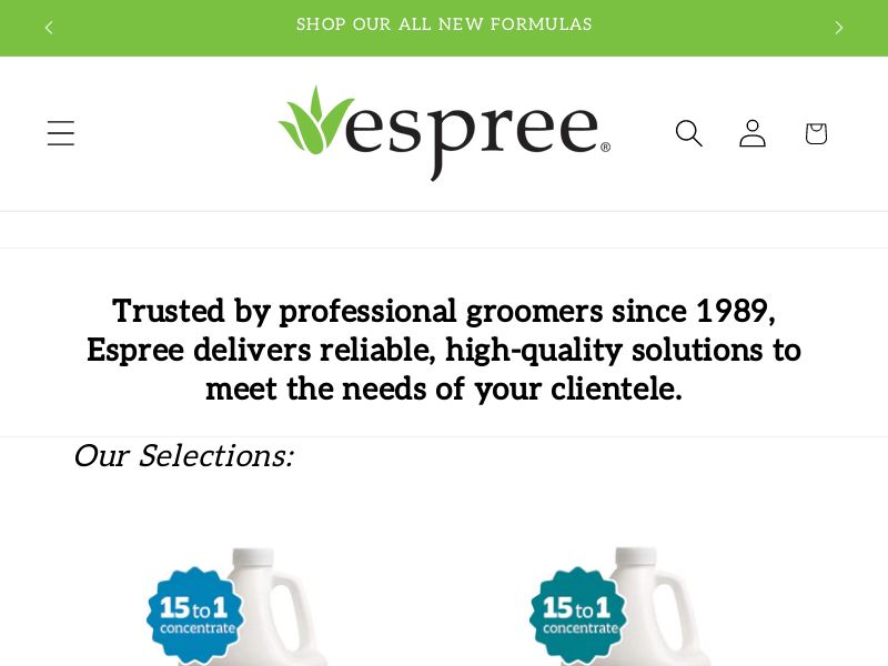 Espree - Dog Shampoo - CPS (US)