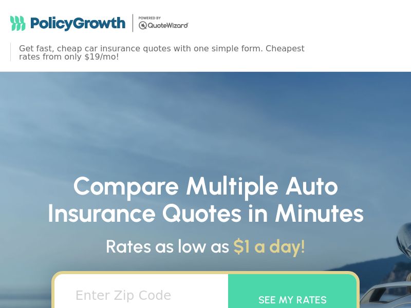 Policy Growth Auto Insurance - Revshare | US