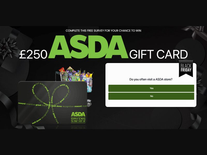 UK - Quiztionnaire- ASDA £250 (BlackFriday) - (CPL)