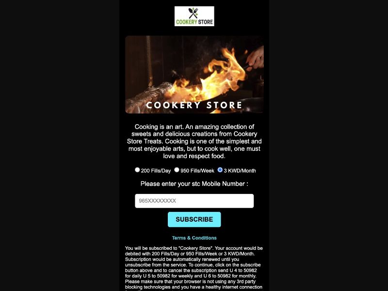 36136 - KW - [MOB] - Cookery Store - STC - PIN