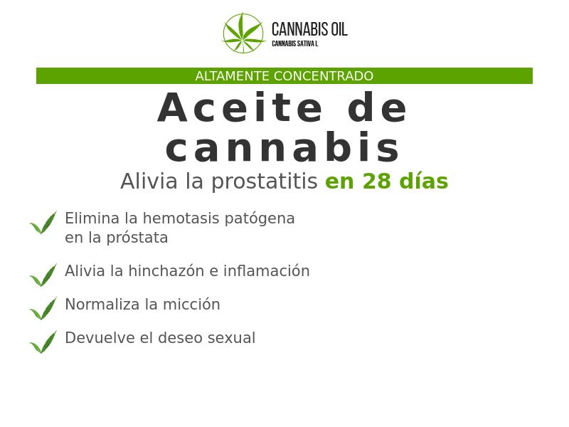 Cannabis Oil ES (prostatitis)