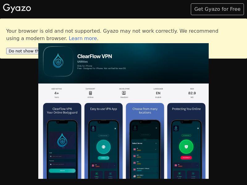 ClearFlowVPN CPI [US] iOS