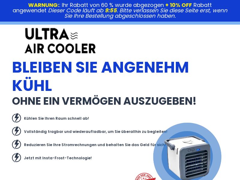 Ultra Air Cooler [DE] (Social,Banner,Native,Push,SEO,Search,Brand Bidding)-CPA 