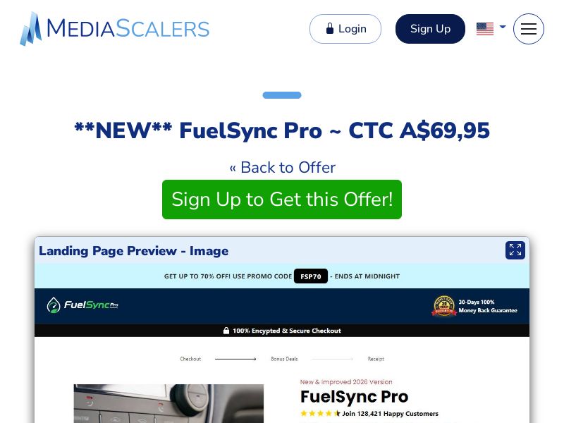 FuelSync Pro ~ CTC A$69,95 {+DTC, Alt-Landers} (Event Tracking) [AU]