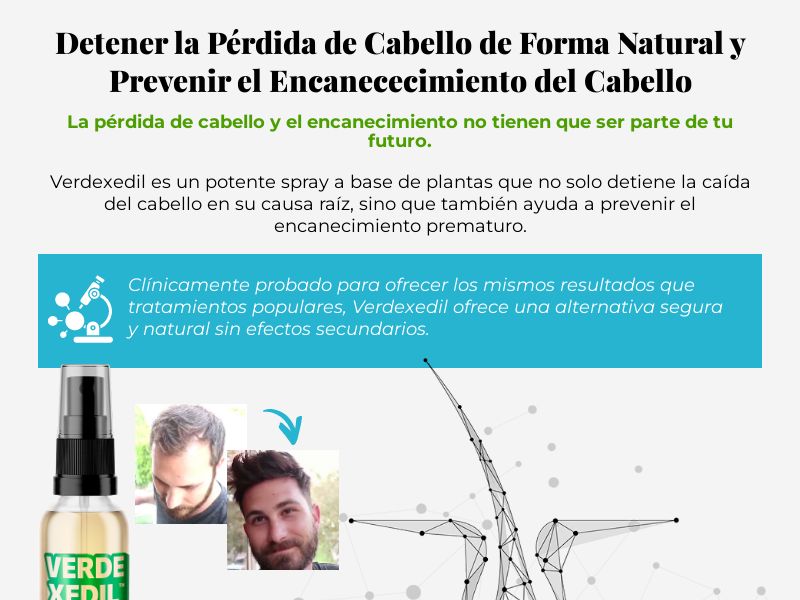 Verdexedil [spanish lang] PR/US - hair loss remedy