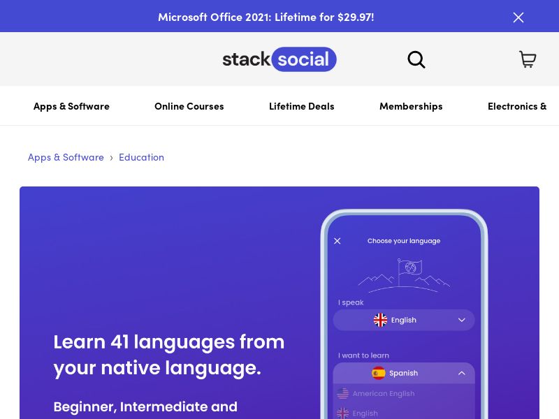 Mondly Premium: Lifetime Subscription (All Languages) | Int'l