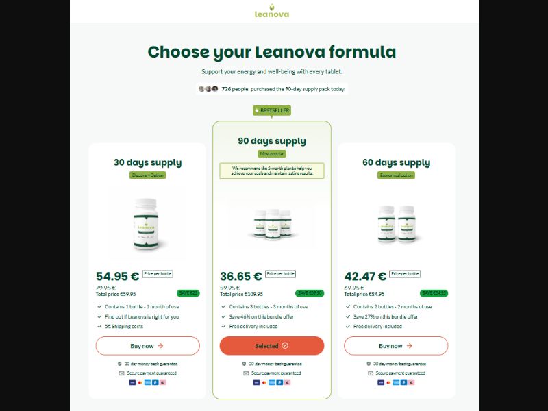 [WEB+MOB] Leanova (Low CTC) /FI CPS [Approval Required]