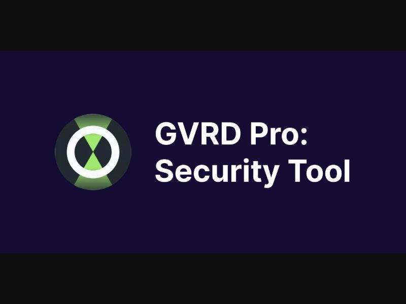 GVRD Pro: Security Tool